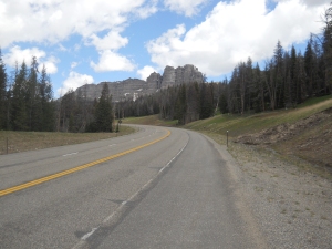 US 287 going to Togwotee Pass