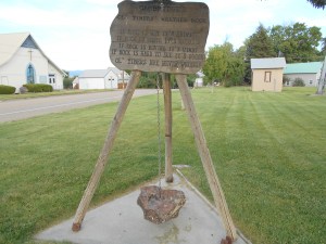 Old Timers weather predictor at Cambridge, Idaho