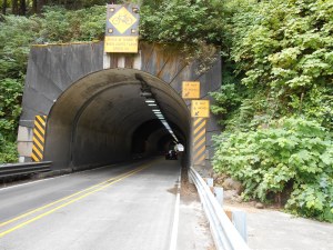 Tunnel on US 101 Oregon