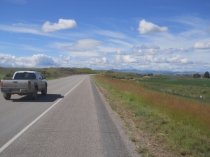 Montana highway 41 going to Dillon, Montana