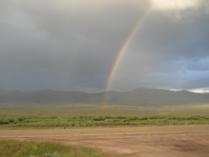 Rainbow at Big Hole Pass, Montana